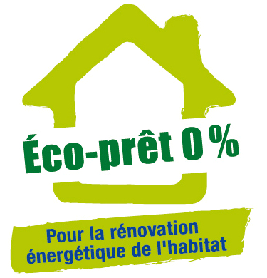 financement isolation Logo d'Éco Prêt à Taux Zéro (0%) - Explorez les avantages écologiques sans intérêt financier. Avec l'Éco Prêt à 0%, investissez dans des améliorations énergétiques sans frais supplémentaires. Donnez une impulsion verte à votre projet de rénovation.
